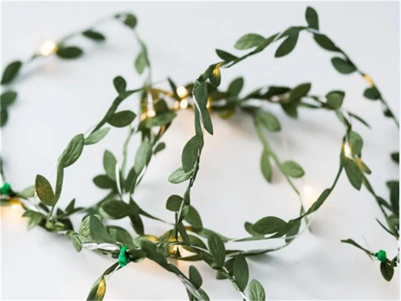 10 м искусственные растения гирлянды светодиодные светильник Creeper зеленый