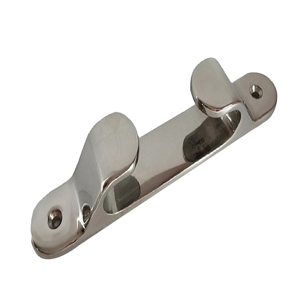 316 Stainless Steel Line Straight Fairlead Bow Chock Marine Boat Cleat for Kayak Canoe Boating Accessories