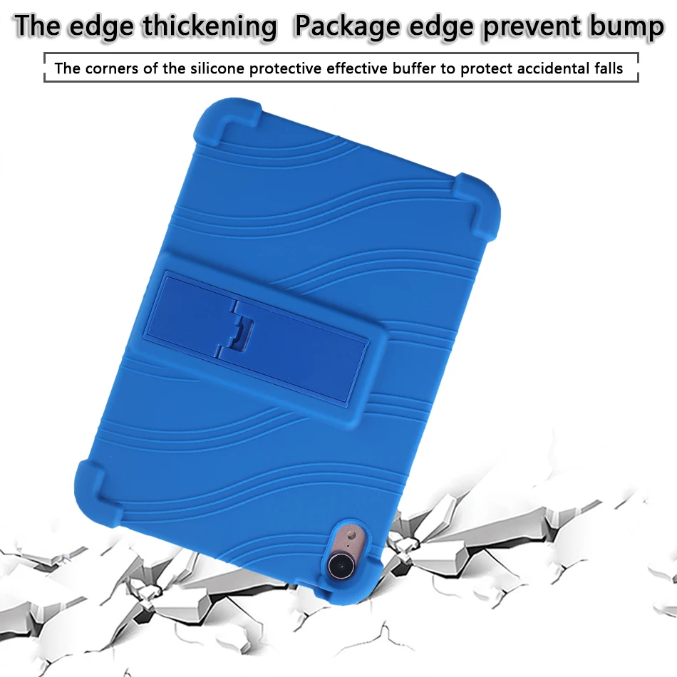 Universal Soft Silicon Stand Cover with Protective Back