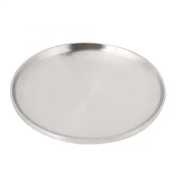 

Double Layer Cake Stand Fruit Tray Stainless Steel Fruits Desserts Candy Buffet Cupcake Plates Multifunctional Fruit Plate Cake