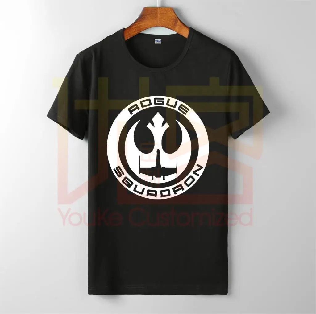 Мужская футболка с принтом rogue squadron star trooper storm wars rebel fighter x wing jedi Лидер продаж
