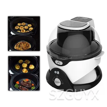 

6L intelligent automatic drum type air cooking machine household drum cooking cooking pot air fryer Can be detached and washed