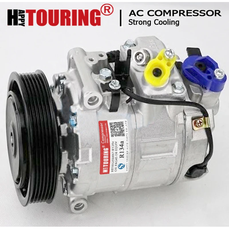 A-Premium AC Compressor with Clutch Compatible with Audi A4/A4 Quattro 1997-2004 A6/A6 Quattro 1998-2002 Volkswagen Passat A-Premium AC Compressor with Clutch Compatible with Audi A4/A4 Quattro 1997-2004 A6/A6 Quattro 1998-2002 Volkswagen Passat