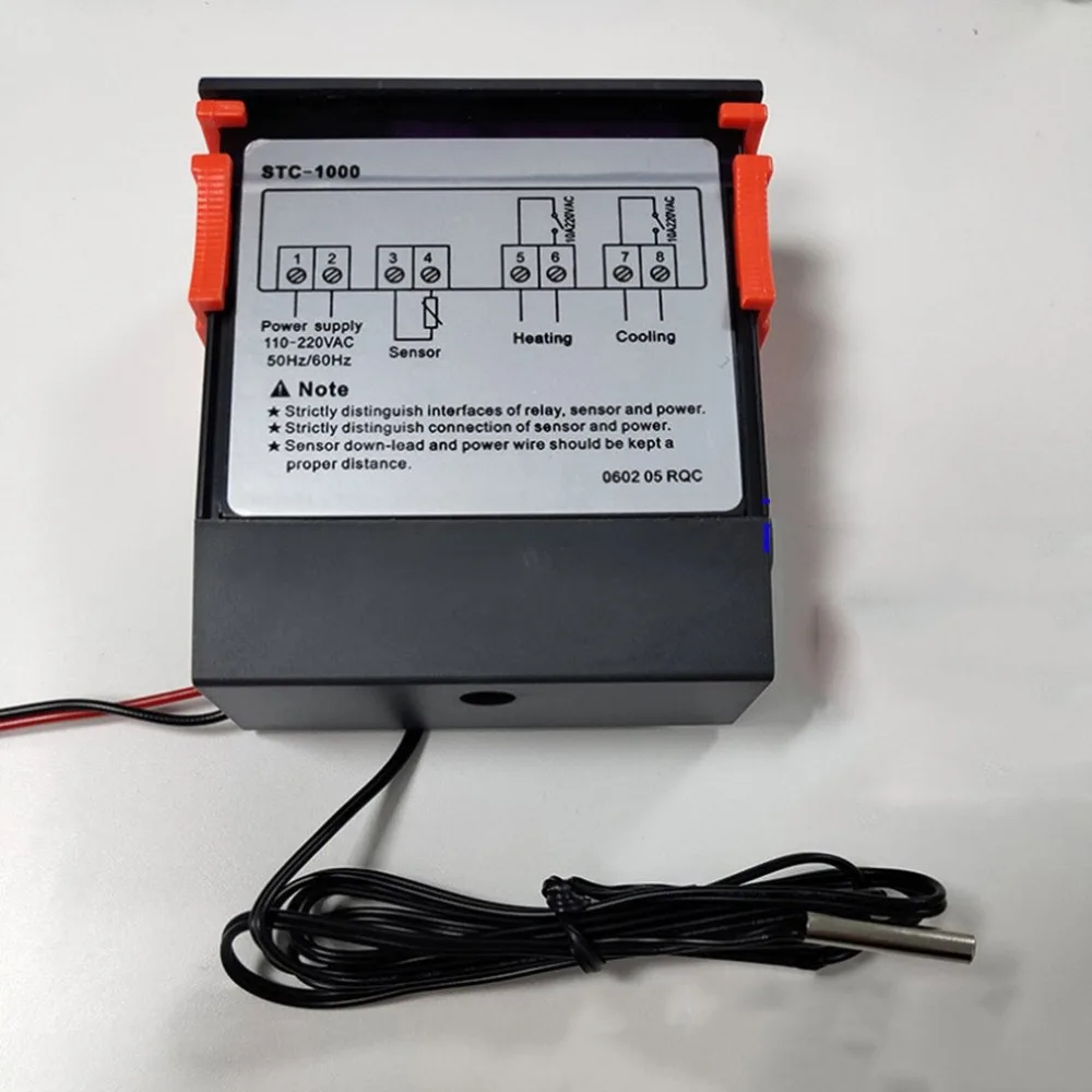 STC-1000 220V цифрового холодильник светодиодный дисплей термостата переключатель температуры модуль микроплата модуль