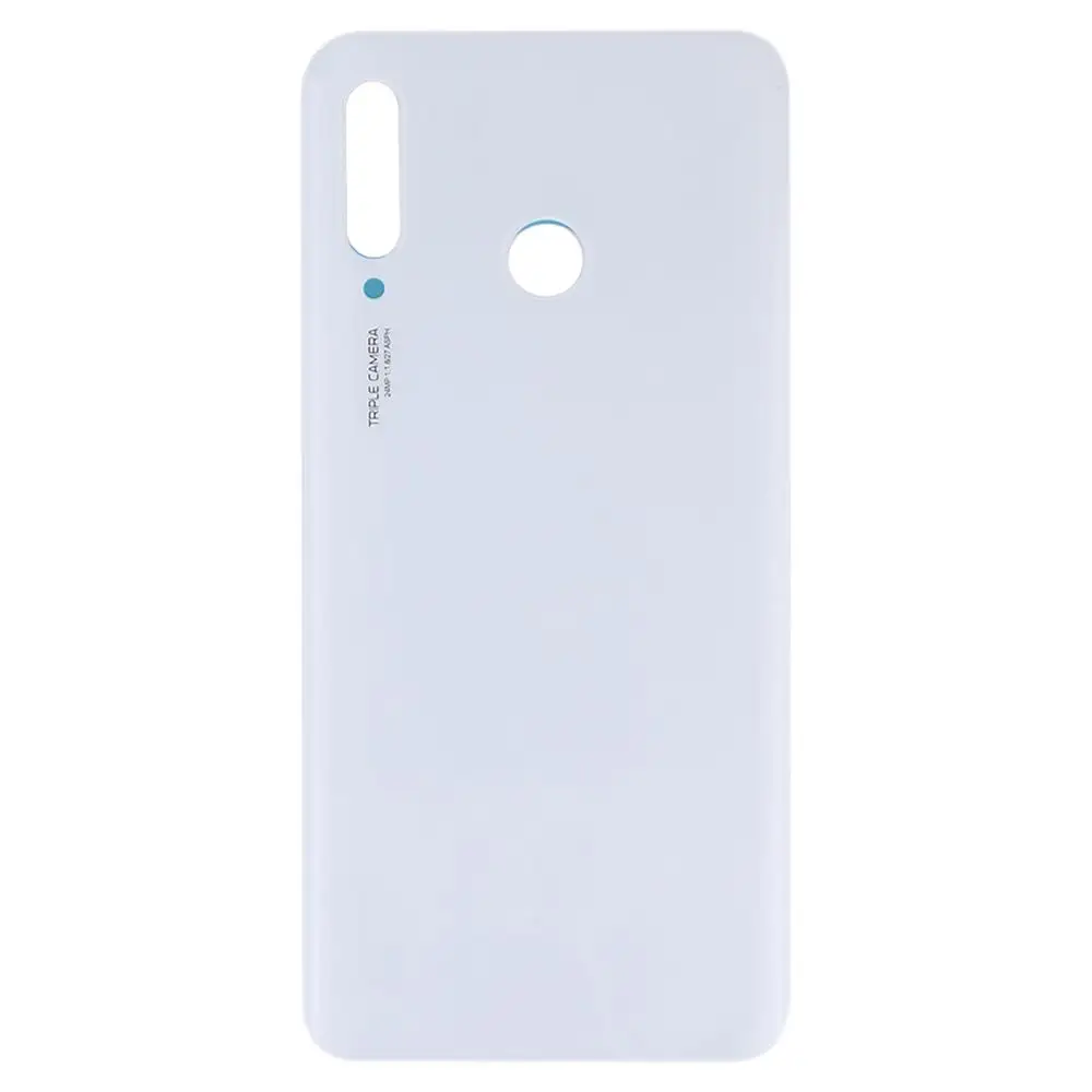 White Color Крышка батарейного отсека для huawei P30 Lite 24MP камера версия чехол на заднюю панель мобильного телефона - Цвет: White Color