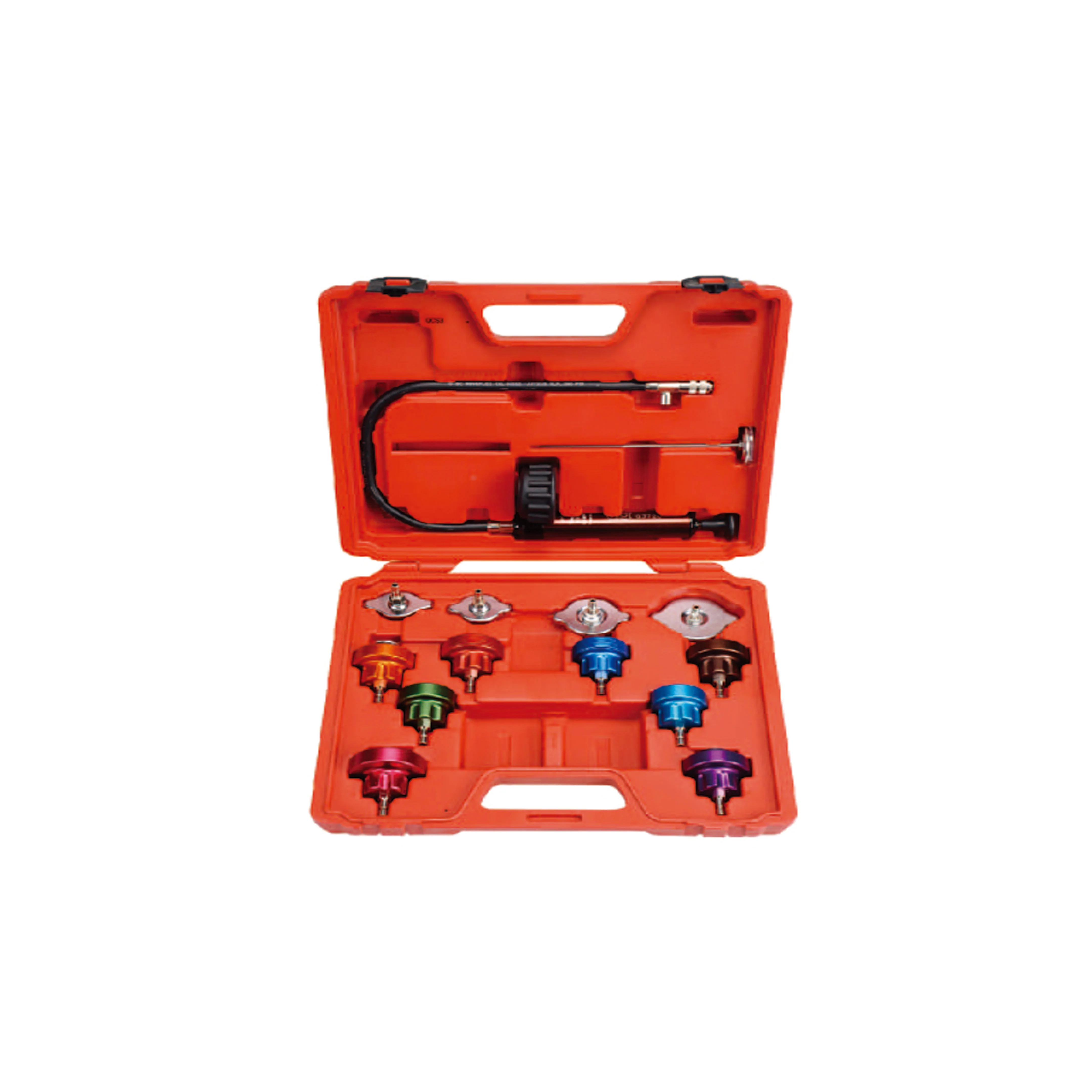 

14PCS Universal Radiator Pressure Tester Kit For Water Tank Leak Leakage Detector