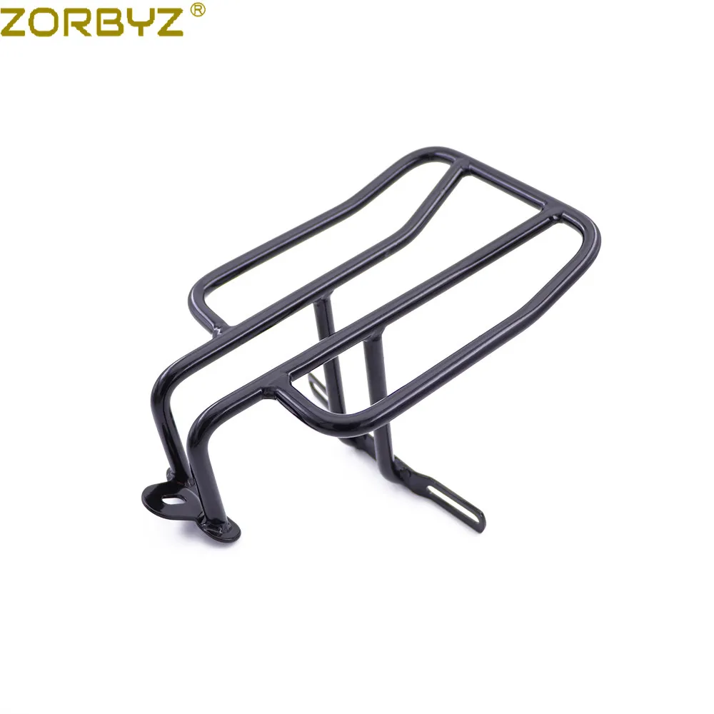 ZORBYZ Black Motorcycle Steel Rear Luggage Rack Carrier For Harley Sportster XL883 1200 Custom