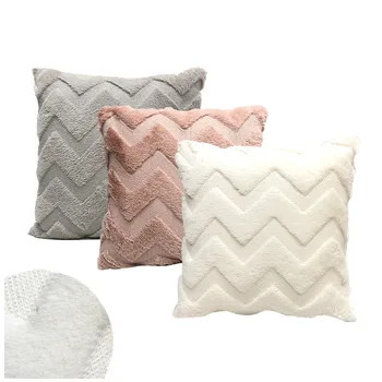 

Cushion Cover Pillowcase Soft Big Waves Pillow Case for Home Sofa Bed Living Room Car Decoration