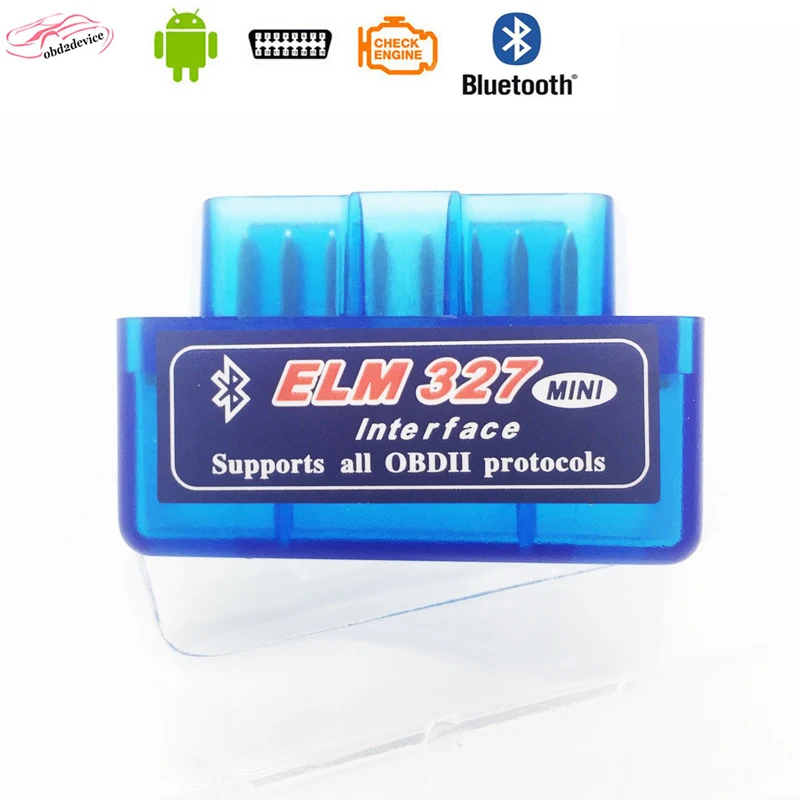 Автомобильный диагностический сканер ELM327 Bluetooth V2.1 ELM 327 OBDII считыватель кодов OBD2