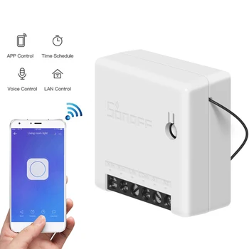 

Intelligent Remote Mini DIY Smart Switch Remote Control Wifi Switch Timer Support An External Switch Work With Alexa Google Home