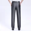 2022 Men Business Silk Suit Pant Plus Size 29-44 Spring Summer New Fashion Formal Men Casual Pant Buckle Trousers For Male ► Photo 3/6