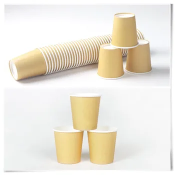 

100pcs High quality disposable coffee cup 2oz 50ml 4oz 100ml small tea cup mini fruit juice yogurt cold hot drink paper cup