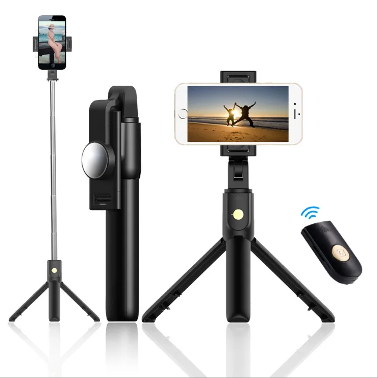 F Tripod phone selfie stick tripod bluetooth remote shutter tripod live broadcasting bracket bluetooth selfie stick tripod