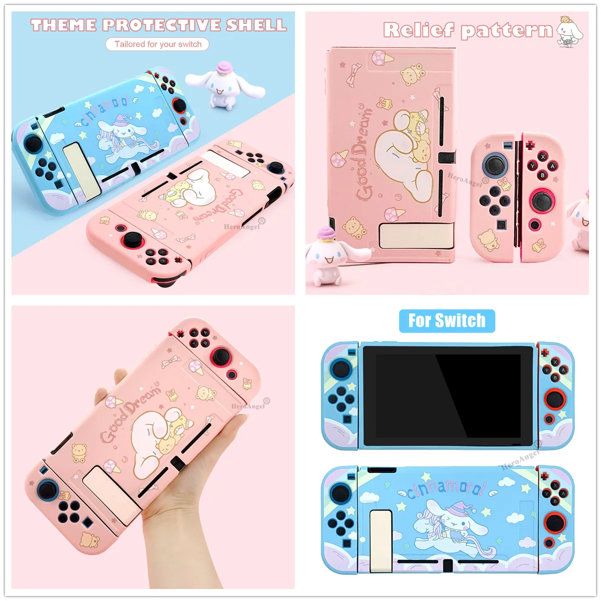 Nintendo Switch Silicone Cover Pink