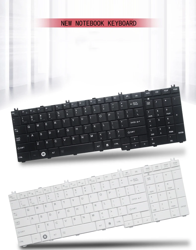 Клавиатура для ноутбука Toshiba C660 C650D 655 L750 755 760 770 775 660 675 655 670 Тетрадь заменить US клавиатура