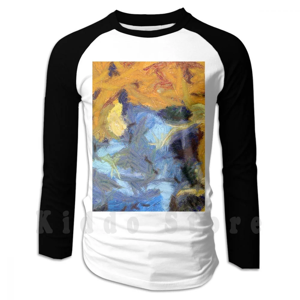 

The Old Water Wheel hoodie long sleeve Abstract Art Abstract Painting Acrylic Painting Art For Interior