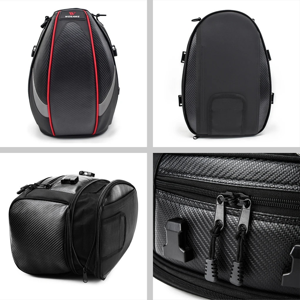Водонепроницаемая сумка WOSAWE для заднего сиденья мотоцикла прочная