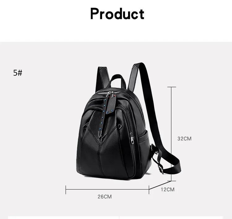 Women Backpacks High Quality Vintage Bagpack Ladies Sac a Dos School Bags For Girls Female Travel Shoulder Bag Soft Leather