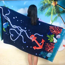 19, новинка, стильное пляжное полотенце,, европейский и американский стиль, с принтом, очень большое, для плавания, хлопок, банное полотенце, 17