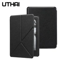 UTHAI K10 2019 Kindle Youth Version 10th Generation 2019 Version Case Shell Leather Cover For Kindle 10 Case With Sleep&Wake Up