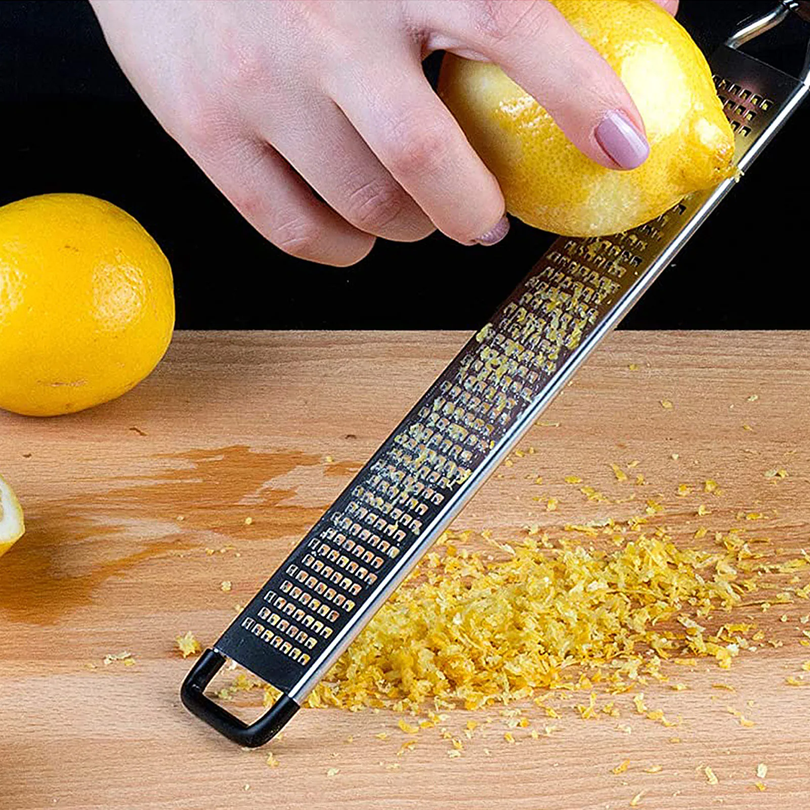 Zulay Kitchen Stainless Steel Cheese Grater & Citrus Zester