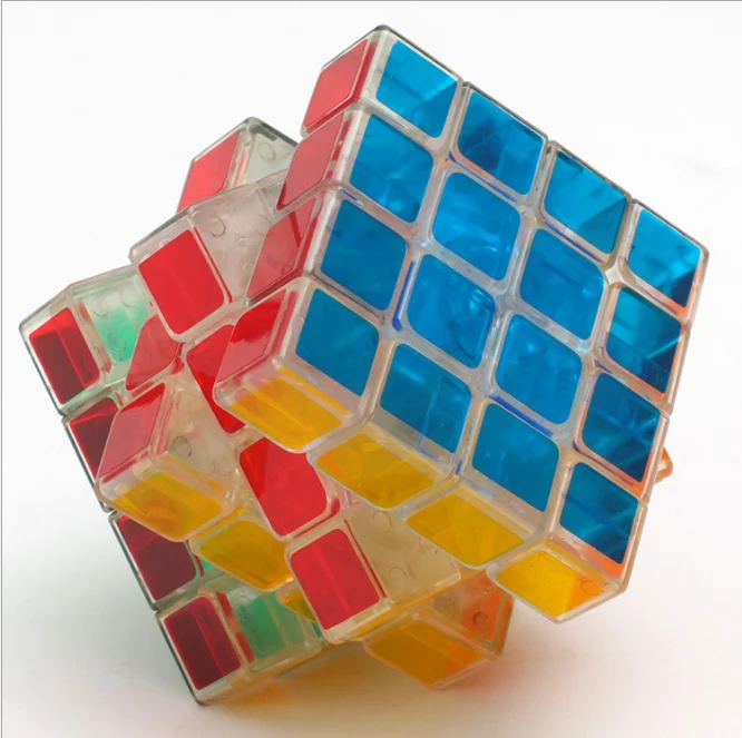 Новинка, головоломка, куб для детей, лучший подарок, 3x3x3, полупрозрачная наклейка, профессиональный магический куб, скоростная головоломка, кубики, игрушки - Цвет: 4x4a