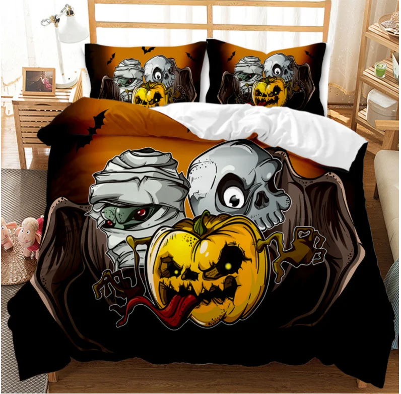 

Home Textiles 3d Bedding Set Nightmare Before Christmas PrintLuxury Duvet Cover Set Bedclothes Pillowcase Bed Set Dropshipping