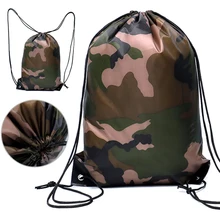 New Camouflage Waterproof Drawstring Gym Sport Fitness Bag Foldable Backpack Hiking Camping Pouch Beach Swimming Bag