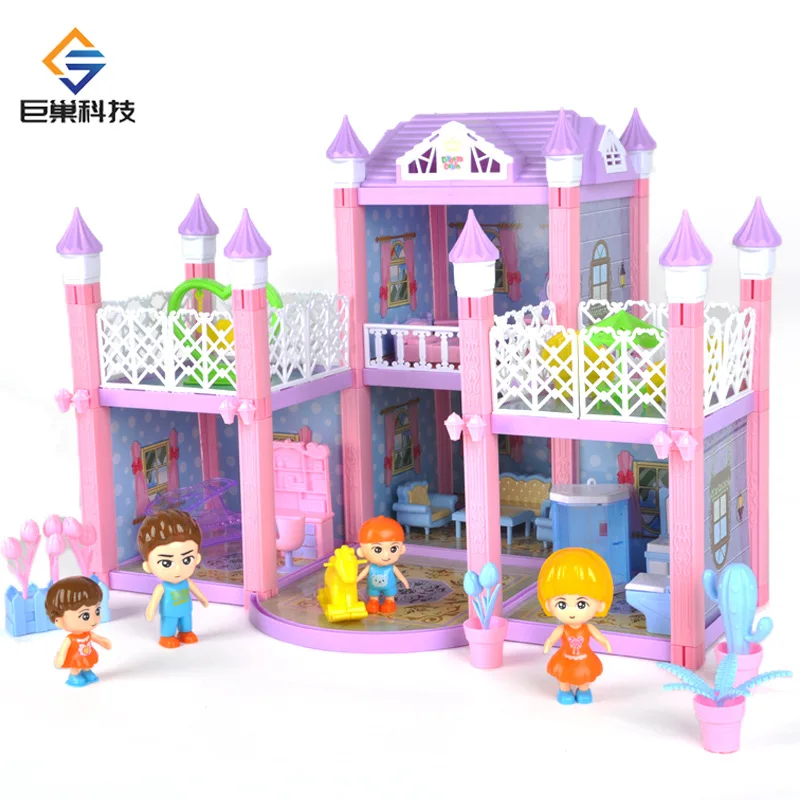 

Giant Nest Doll House Set Educational CHILDREN'S Toy GIRL'S DIY Play House Toys Toy House