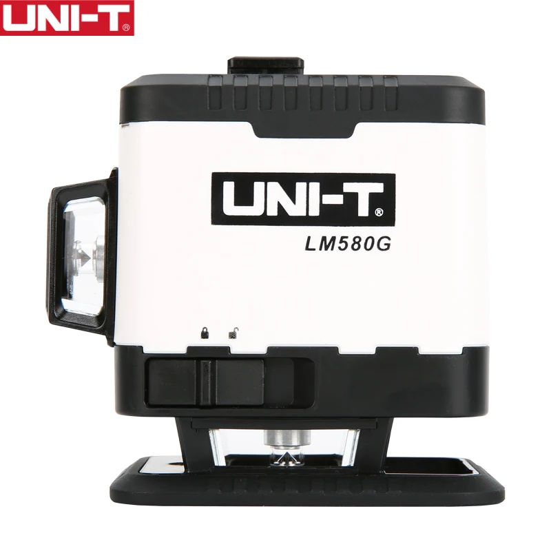 LM580G 3D 12 Line UNI-T лазерный уровень 12 линий 3D зеленый светильник 360 градусов горизонтальный вертикальный крест супер автоматическое выравнивание самонивелирующийся LM570 серия - Цвет: LM580G 3D 12 Line