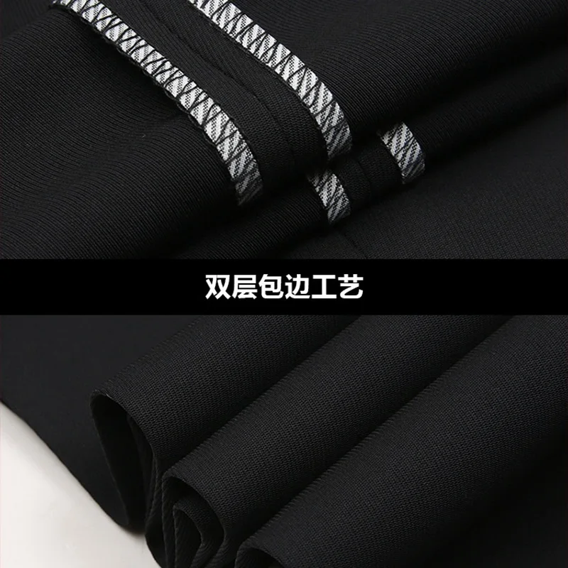 Men suit pants formal office pants cotton plus size 8XL 9XL 10XL autumn winter business suit pants high waist Straight trousers