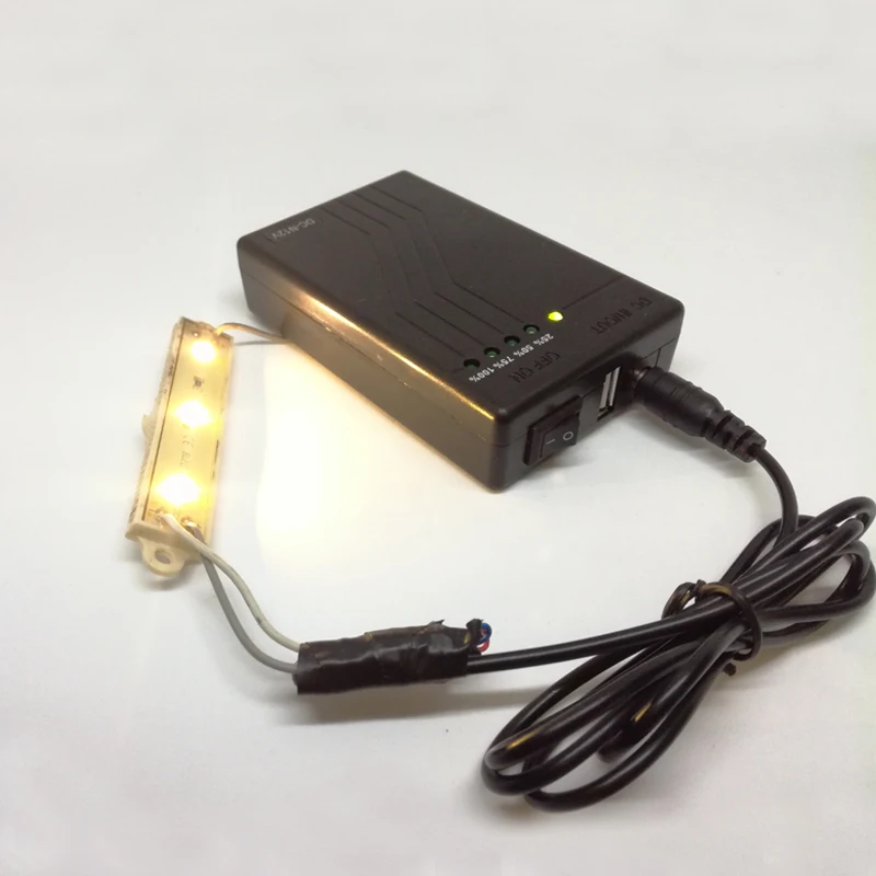20 компл./лот MasterFire DC 12V 3800 ма-ч/USB 5V 6800 мА/ч, Перезаряжаемые литий-ионный Батарея пакет с вилкой для видеонаблюдения Камера Мощность инструменты