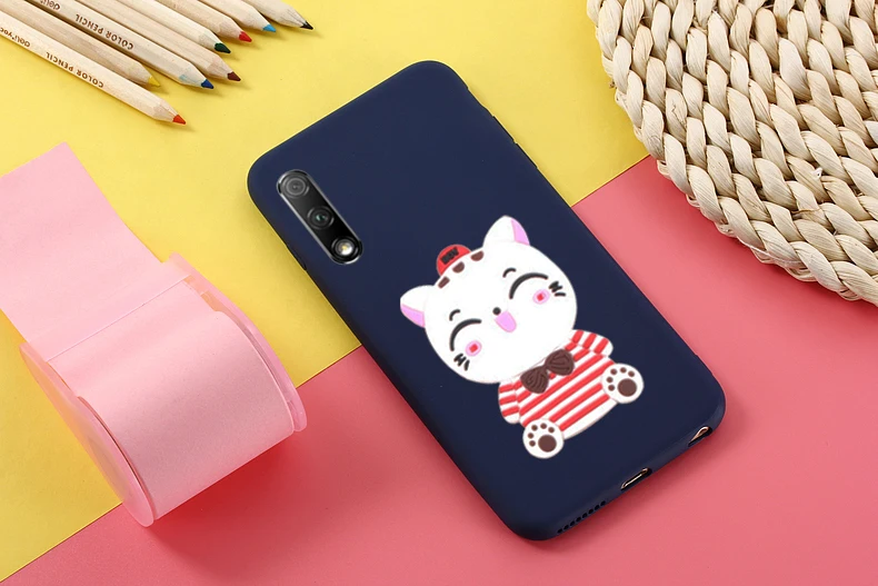 TRISEOLY Мягкий силиконовый чехол для huawei Honor 8x Max чехол 3D мультфильм животные задняя крышка для huawei Honor 9X Pro Защитная сумка для телефона