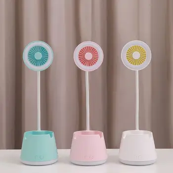 

Multifunctional Table Lamp Fan USB Rechargeable Reading LED Eye Protection Table Lamp Night Light Fan