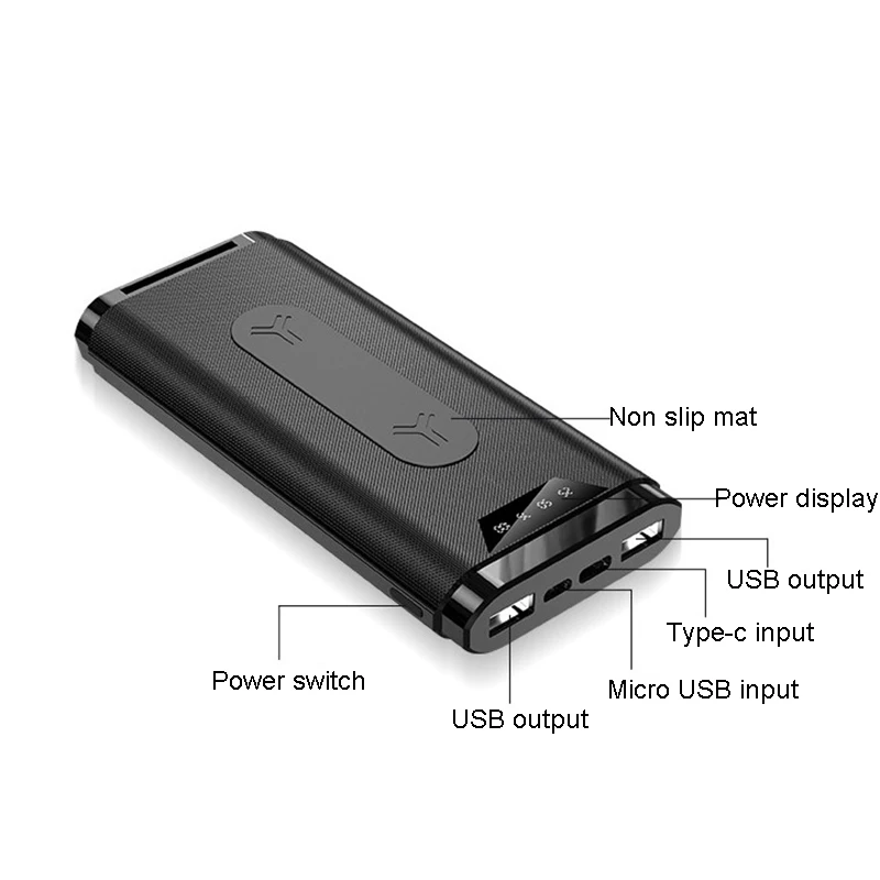 10 Вт Беспроводной внешний аккумулятор 10000 мАч Быстрая Зарядка Внешний Аккумулятор Беспроводная зарядка внешний аккумулятор зарядное устройство для Xiaomi samsung