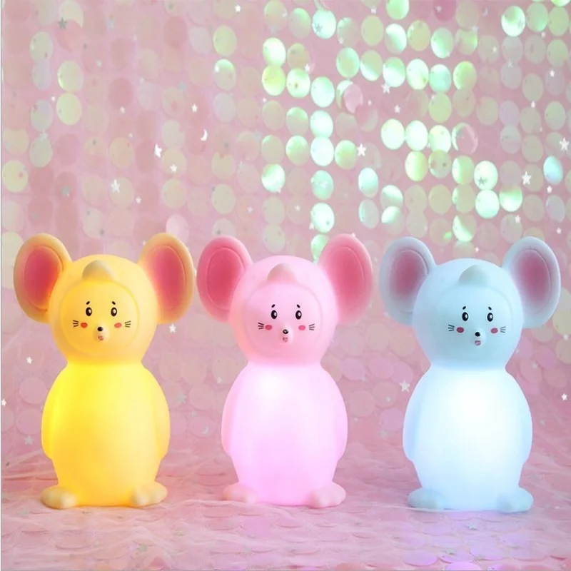 Pink Series Led Night Light Baby Children's Room Decoration Bed LED Toy Bedroom Decoration Light Girls Gift Children Night Lamp portable night light