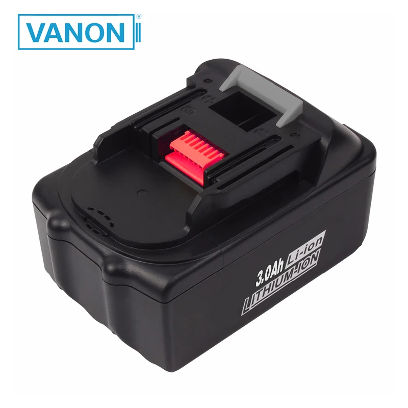 VANON для makita 18V li-ion 3000mAh 3.0Ah перезаряжаемая Съемная батарея электроинструменты BL1830 черный 194205-3 194309-1