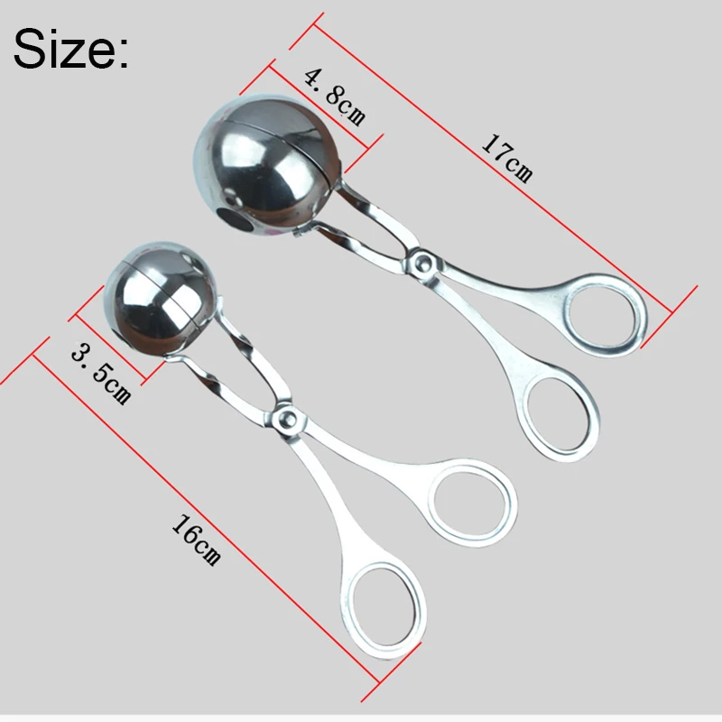 Dropship Stainless Steel Meatball Maker Clip Fish Meat Ball Rice Ball  Making Mold Form Tool Kitchen Accessories Gadgets Cuisine to Sell Online at  a Lower Price