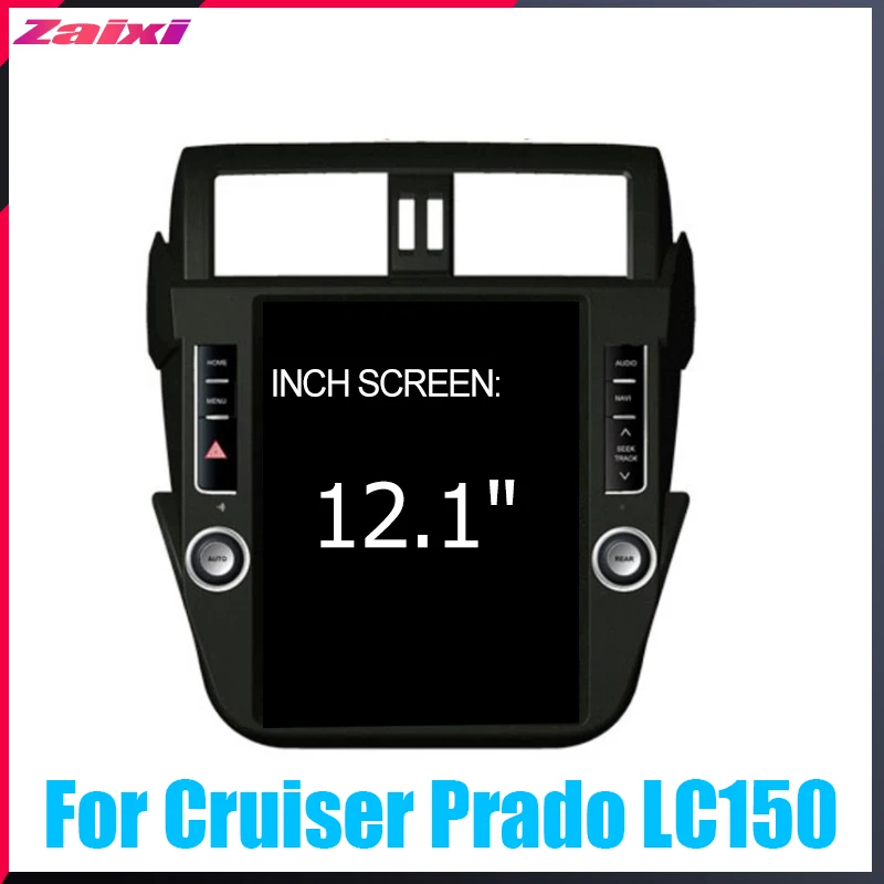 ZaiXi Android автомобильный мультимедийный GPS для Toyota Land Cruiser Prado LC150 2014 ~ 2017 радио