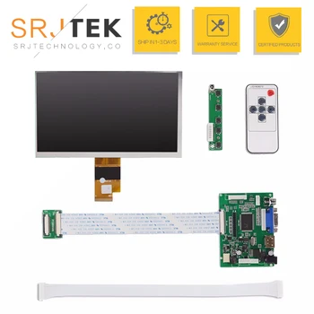 

7 Inch 40pins 1024(RGB)*600 TFT EJ070NA-01J LCD Screen Display With Remote Driver Control Board 2AV HDMI VGA for Raspberry Pi