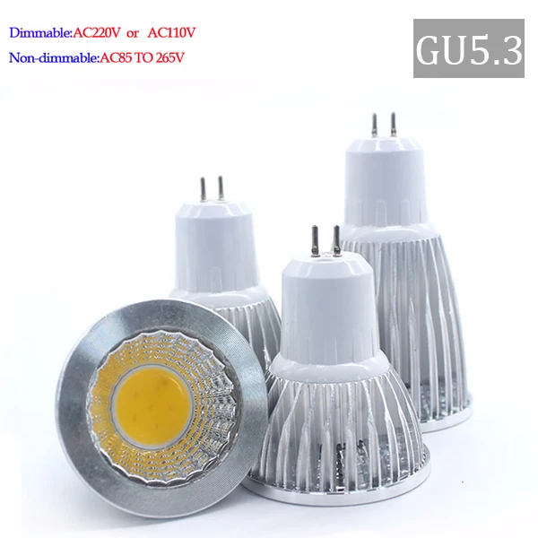 GU5.3 Светодиодный COB bombillas e14 bombilla светодиодный E27 лампада luz GU10 GU5.3 AC220V w 9w 12w 15w MR16 12 Lace светодиодный v para Decoracion del hoga - Испускаемый цвет: GU5.3