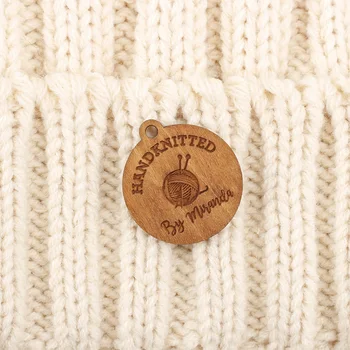 

personalized labels, knit labels, Wooden labels, Logo or Text, custom engraving labels, Personalized Brand (WD4403)