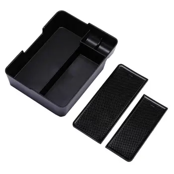 

Storger For Tesla Model 3 Center Armrest Console Organizer Tray Storage Box Coin and Sunglass Phone Holder Car Styling