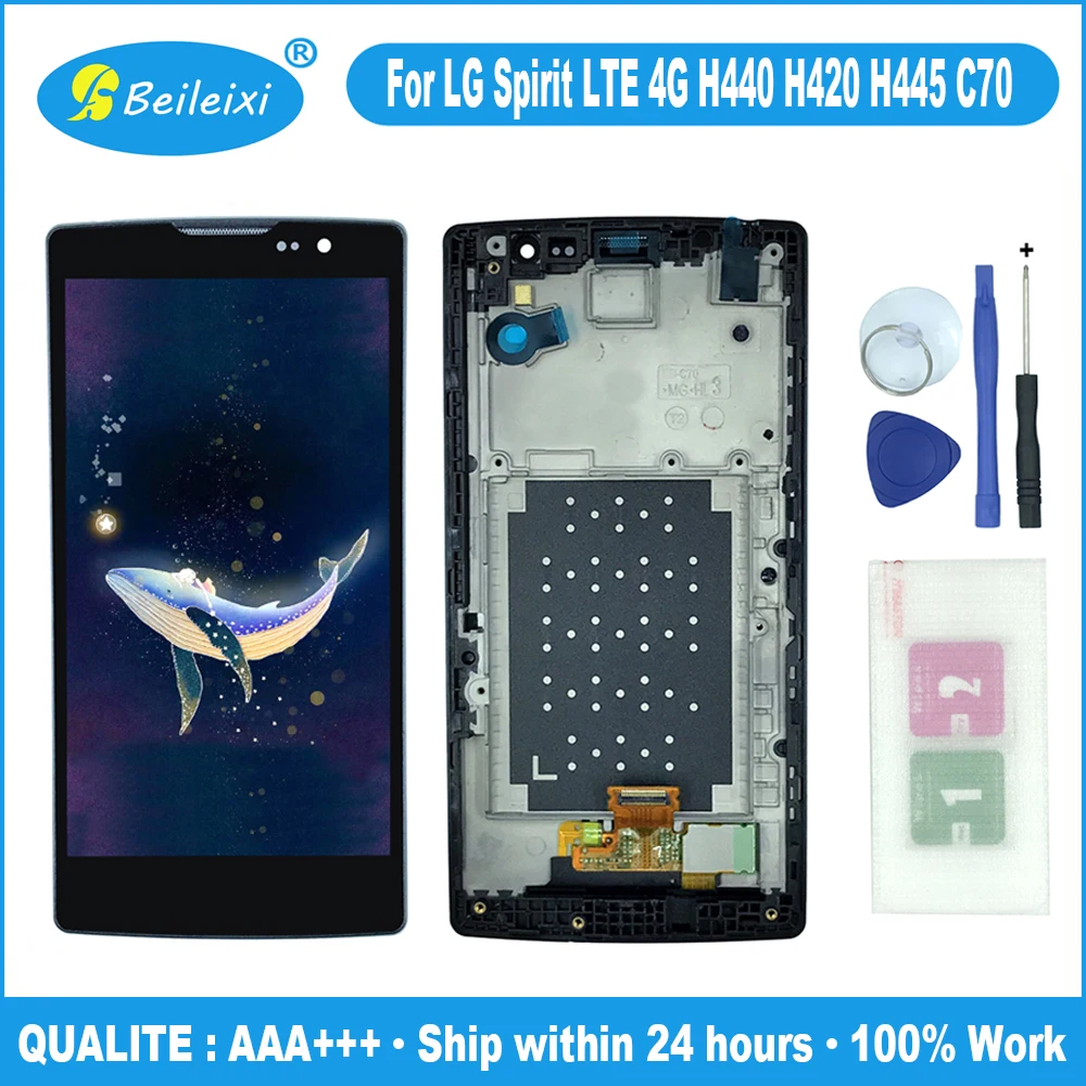 Для LG Spirit LTE 4G H440 H440AR H442 H440F H440N H440Y H443 H420 H445 C70 Y70 ЖК дисплей кодирующий