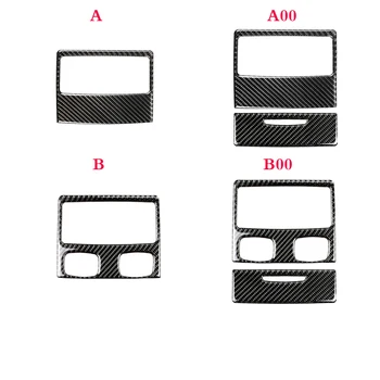 

Car Carbon Fiber Stickers Rear Air Conditioning Outlet Panel Frame Trim Decor Auto Styling for BMW E90 92 93 3 Series 2005-2012