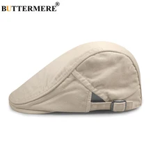 BUTTERMERE, плоская кепка, берет для мужчин, хлопок, хаки, простые шапки для женщин, береты, одноцветные, Ретро стиль, лето, британский стиль, Гэтсби, Кепка-Утконос, s