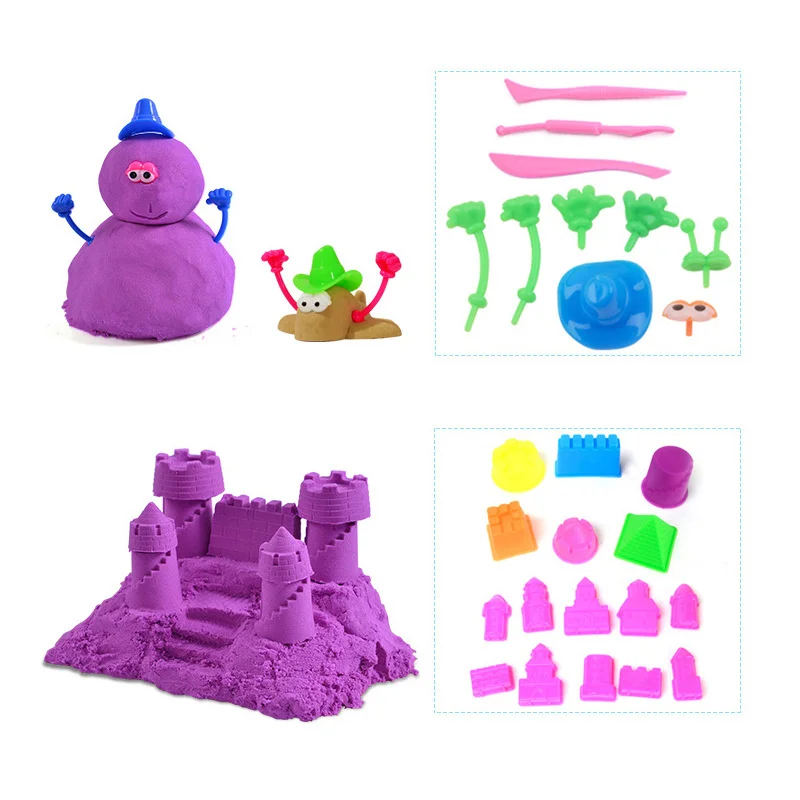 DIY Slimes Play Dough Mould Tools Sets Plasticine Modeling Soft Clay Kits Cutters Molds Educational toys Clay tools for Children play dough tools slime kit modelling clay