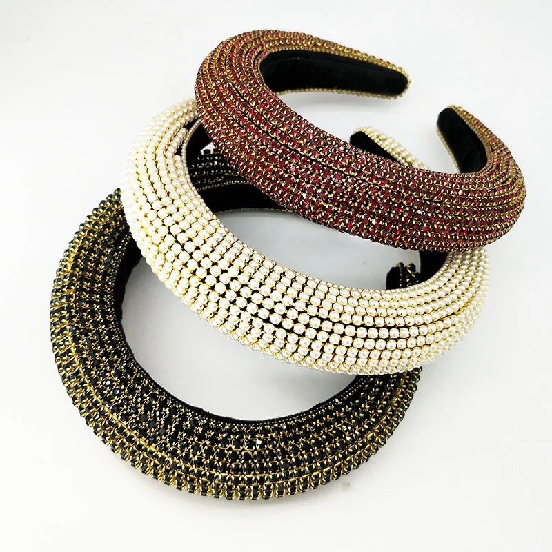 

Head Chain Beaded Headband,Hair Pearls Crown,Wedding Crown,Crystal headband,Headbands For Women ,Wedding Decorations