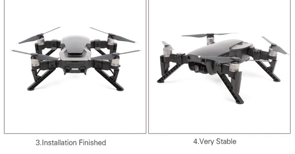 4 шт. Расширенная посадочная Шестерня для DJI Mavic Air Drone посадочная ножка протектор расширение карданный камера Защита Защитные запасные части