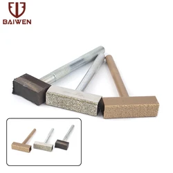Disque de meulage en diamant fritté, roue d'affûtage, tête de poignée en pierre, outil de coiffeuse, stylo lame, outils de meuleuse abrasifs 